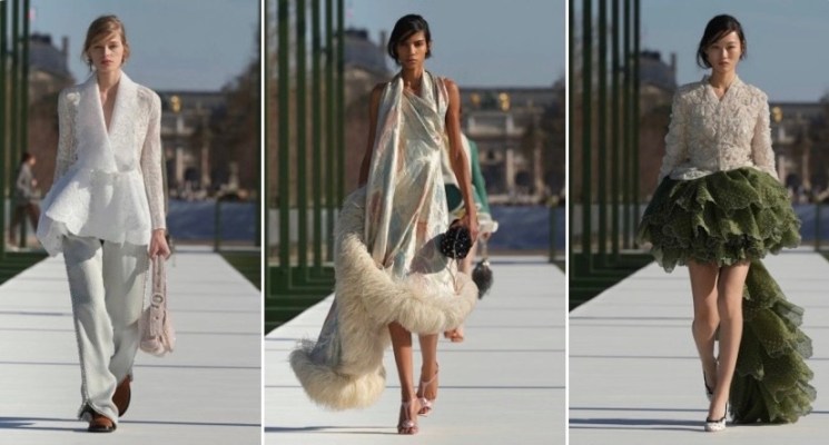 Показ Dior осень—зима 2026—2027 на Неделе моды в Париже в саду Тюильри
